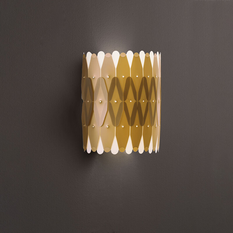foto del prodotto linea zero applique moderna amanda 1 luce in polilux oro made in italy