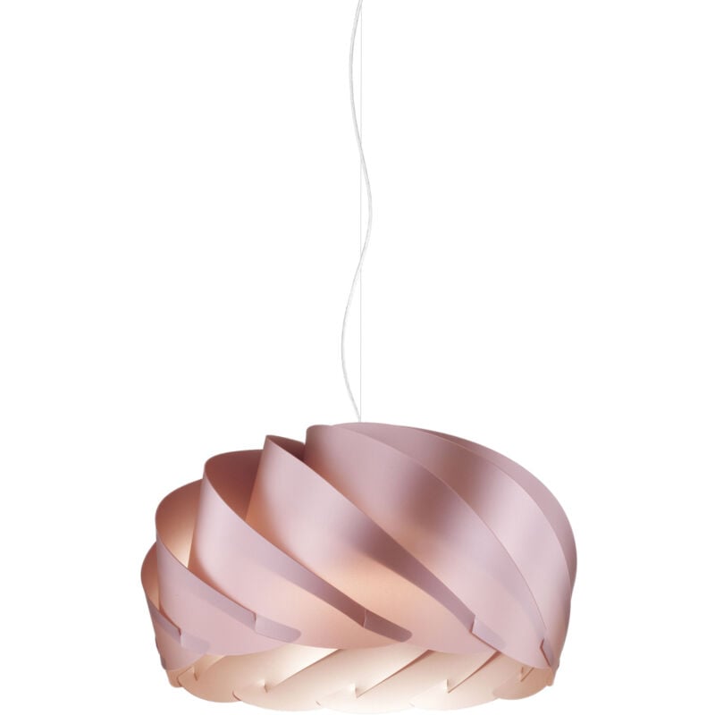 foto del prodotto linea zero sospensione pink metal in metallo cromato cm. 55 x 35h