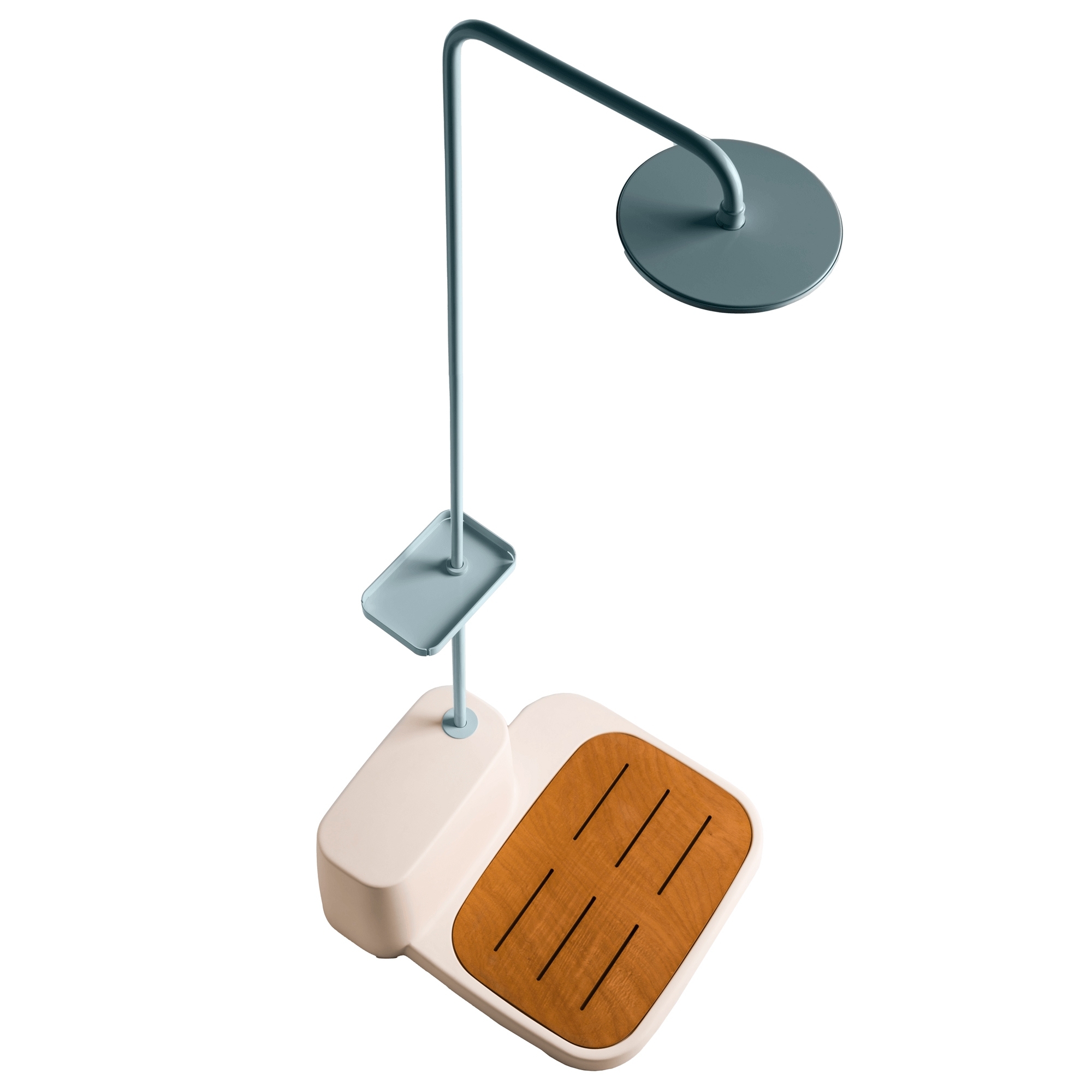 foto del prodotto lineabeta - doccia da esterno mobile istà con base staffa e soffione