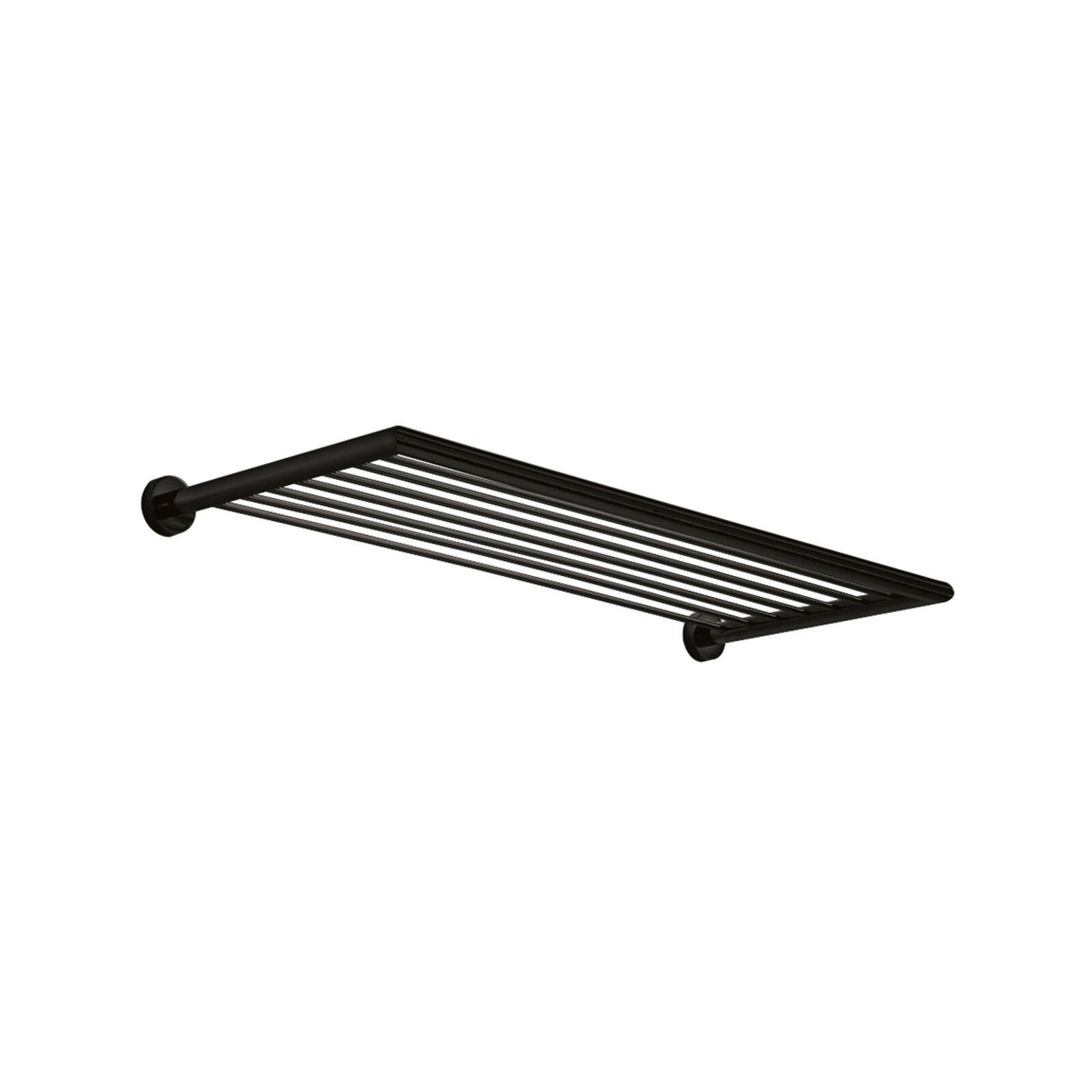 foto del prodotto lineabeta griglia porta asciugamani baketo in ottone nero l.60 cm