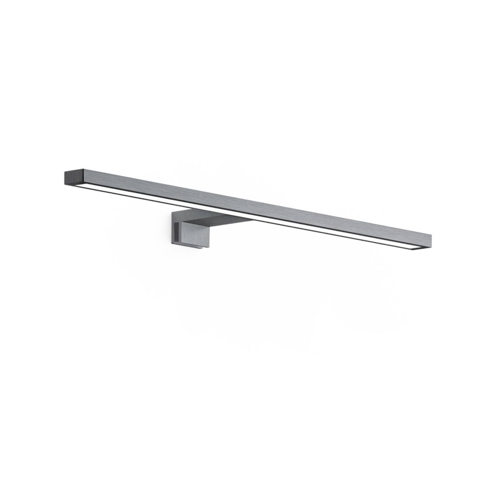 foto del prodotto lineabeta lampada ciari l.50 cm a parete specchio telaio satinato