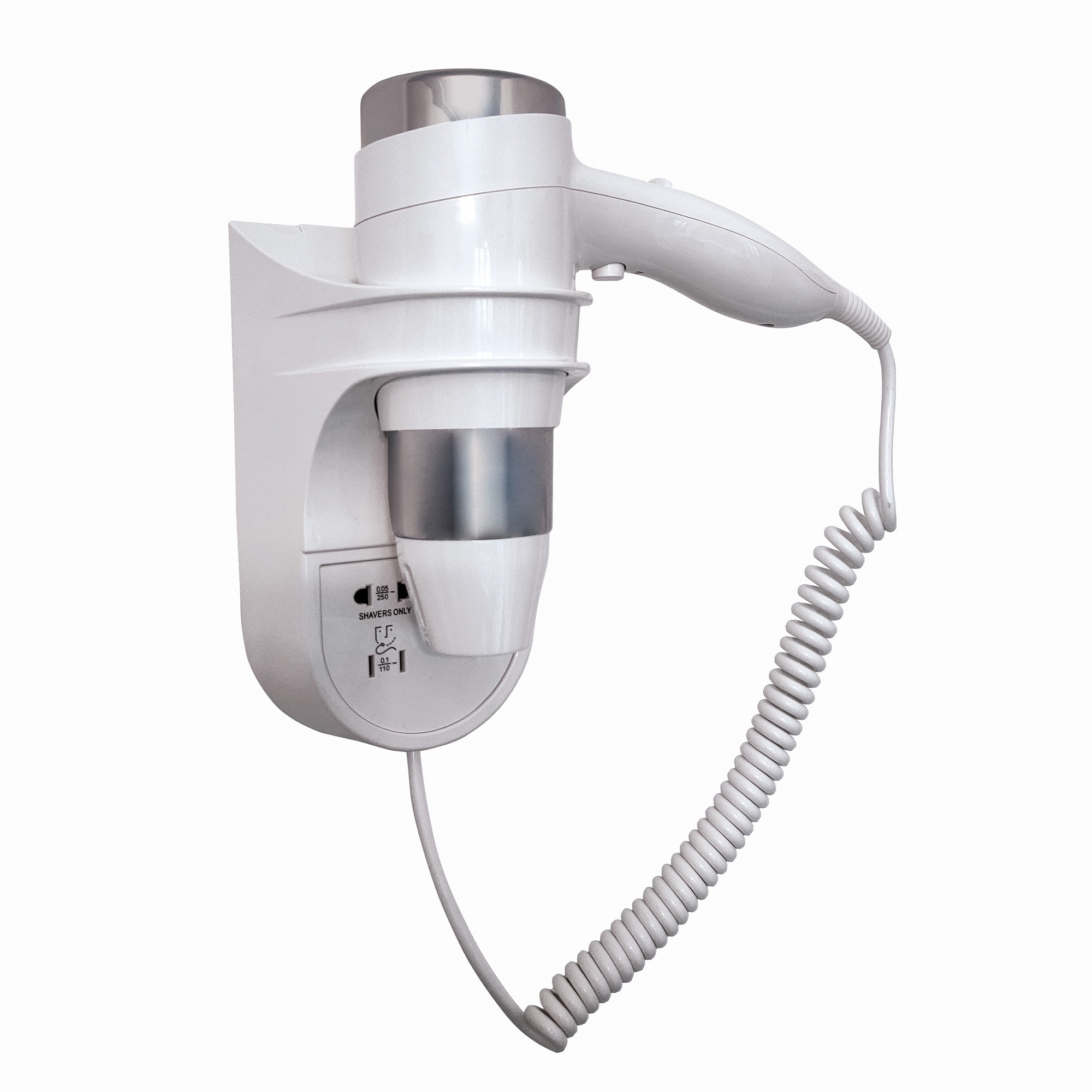 foto del prodotto lineabeta - phon asciugacapelli 1600 w con presa bianco