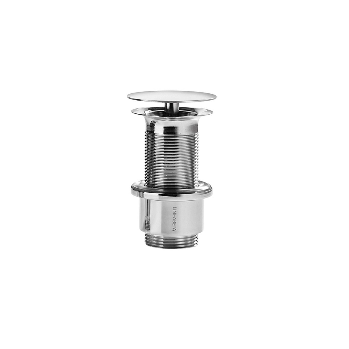 foto del prodotto lineabeta piletta scarico libero regolabile 0 75 mm da 11 4 in ottone cromato