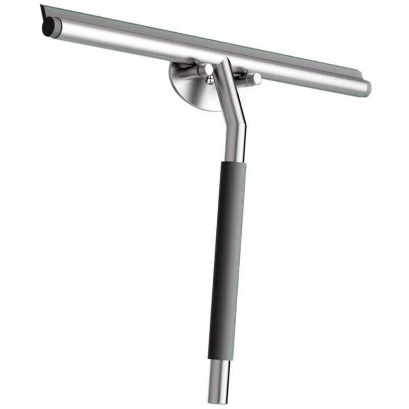 foto del prodotto lineabeta puliscivetro in acciaio inox silicone antracite