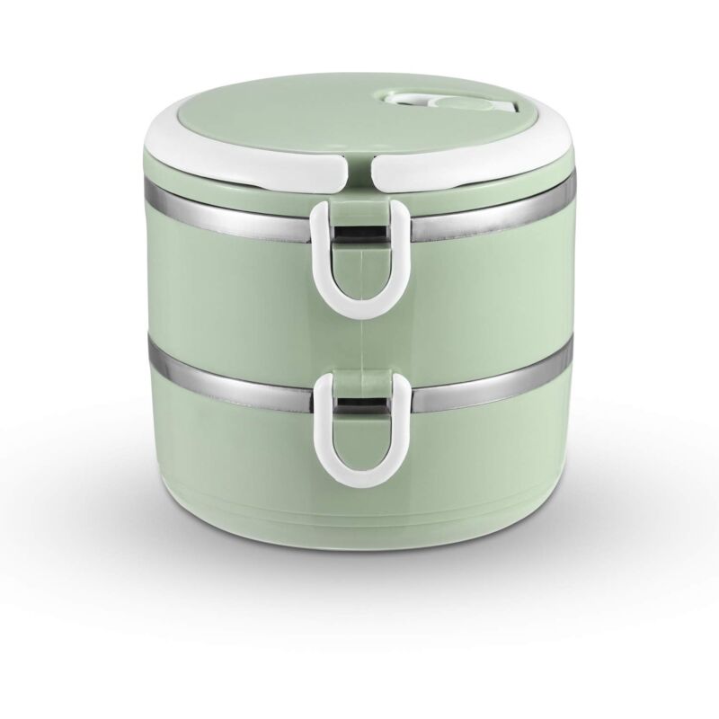 foto del prodotto liner in acciaio inox da 1400 ml con manico contenitori per alimenti caldi per scuola, ufficio e campeggio liner a doppio strato