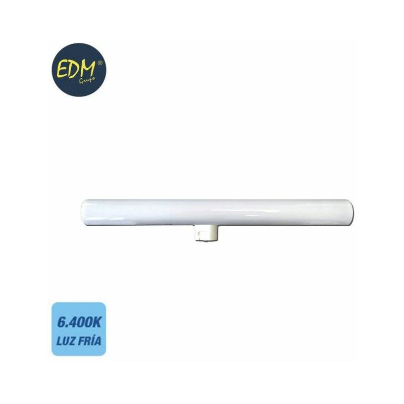 foto del prodotto linestra led edm 1 attacco s14d 7w 750lm 6400k luce fredda 300x30x47mm