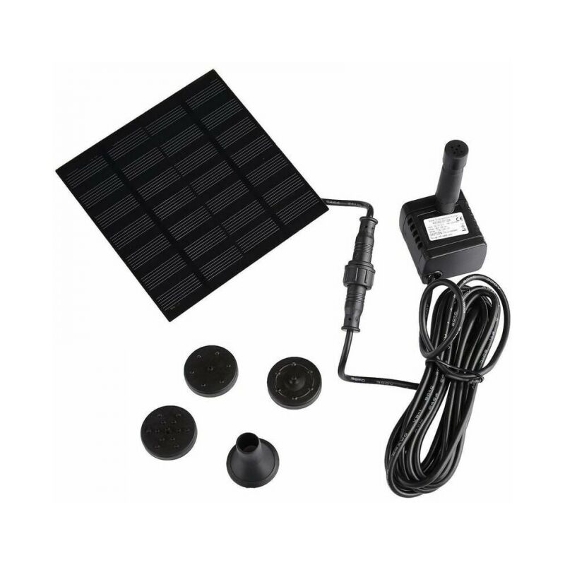 foto del prodotto linjou 1pc pompa solare potenziata in miniatura pompa solare da 7 v fontana da giardino per altezza ciclo dell acqua fontana per stagno
