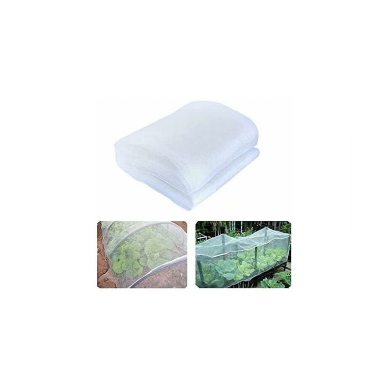 foto del prodotto linjou 1pz 3 x 6 m rete protezione insetti, rete anti insetti per orto, rete anti insetti a maglia fine, reti per giardino, rete anti insetti per