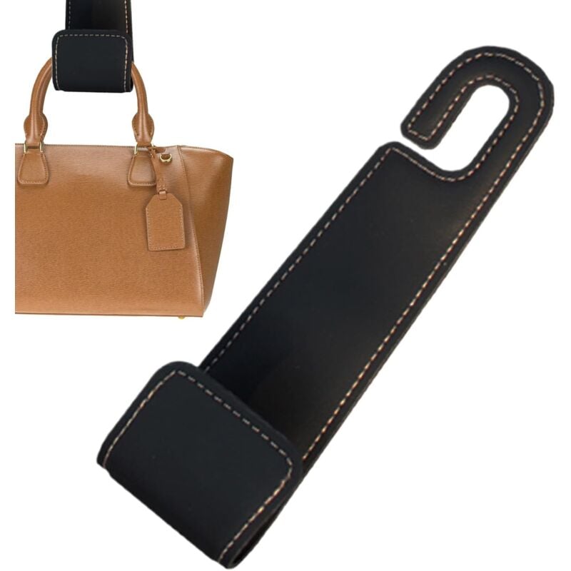 foto del prodotto linjou 2 ganci portatili per borse da auto, accessori universali per borse da auto, ganci regolabili per borse da auto, ganci per borse da sedile