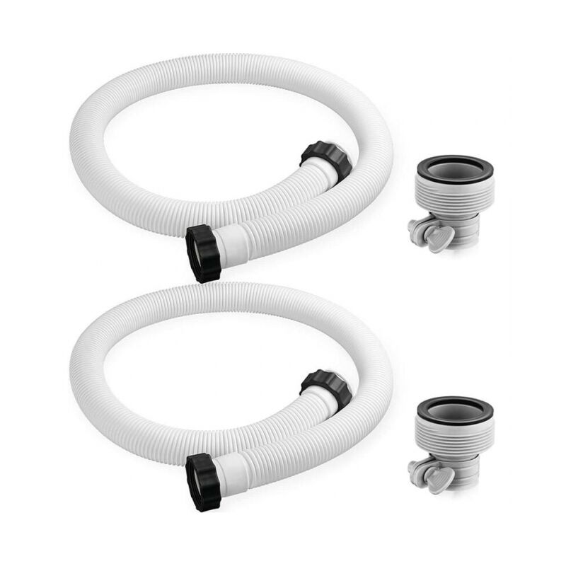 foto del prodotto linjou 2 pezzi per raccordi per pompa filtro per tubo flessibile per piscina intex, adattatore per tubo flessibile per piscina intex
