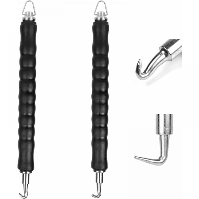 foto del prodotto linjou 2pcs wire twister, wire twister automatico per barre d armatura, twister a gancio dritto e strumenti per twister a filo curvo