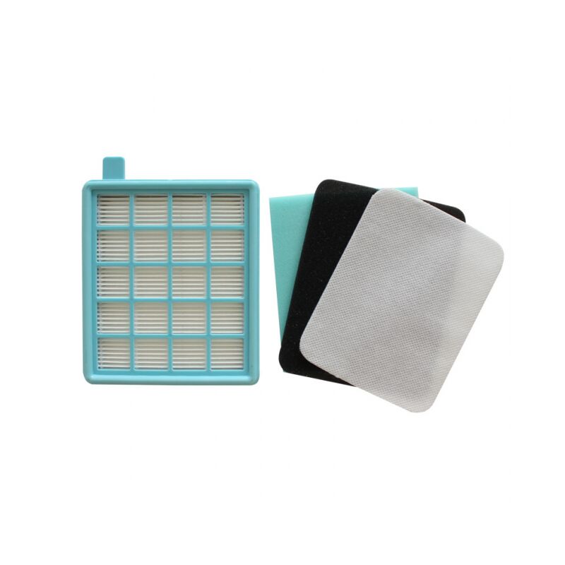 foto del prodotto linjou 4 filtri compatibili con aspirapolvere philips power pro attivi compatti, alternativa al kit di ricambio philips fc8470 fc8471 fc8515 fc8516