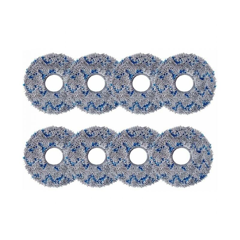 foto del prodotto linjou 8 panno di pulizia di ricambio per ecovacs deebot x1 omni x1 e omni, panni in microfibra per aspirapolvere robot ecovacs deebot x1 turbo