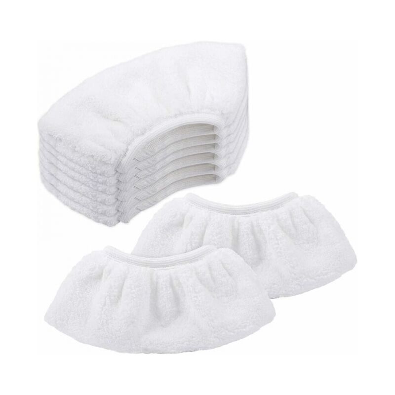foto del prodotto linjou 8 pz panni in microfibra per k rcher, panni per bocchette a mano accessorio per pulitori a vapore sc 1, 2, 3, 4, 5