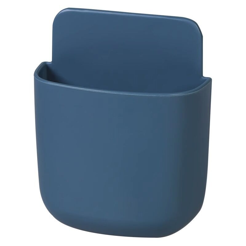 foto del prodotto linjou blu scatola portaoggetti per telecomando, supporto per cellulare a parete, supporto per telecomando a parete, scatola portaoggetti in abs a