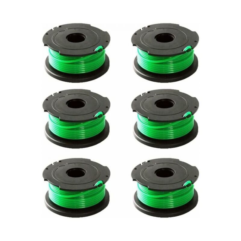 foto del prodotto linjou bobine green line da 6 pezzi per decespugliatore black decker gl7033 gl8033 gl9035 a6482