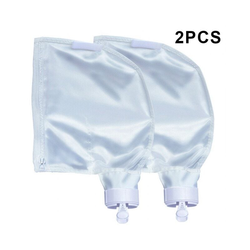 foto del prodotto linjou borsa di ricambio per robot pulitore per fondo piscina polaris 280 480, sacchetti multiuso con cerniera in rete di nylon 2 pezzi 