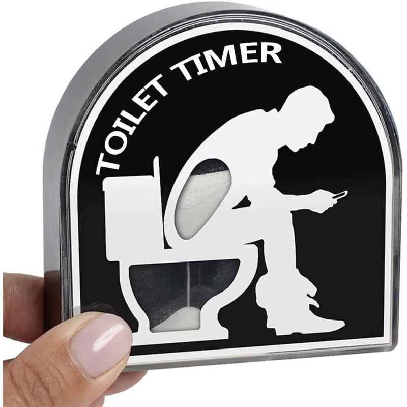 foto del prodotto linjou clessidra da toilette, clessidra da 5 minuti, timer da bagno, stampe divertenti, decorazione decompressiva di tendenza, timer creativo per