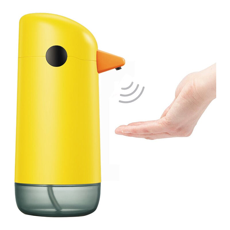 foto del prodotto linjou - distributore automatico di sapone, schiuma a induzione intelligente, 220 ml, sensore di movimento a infrarossi, perfetto per la cucina o il