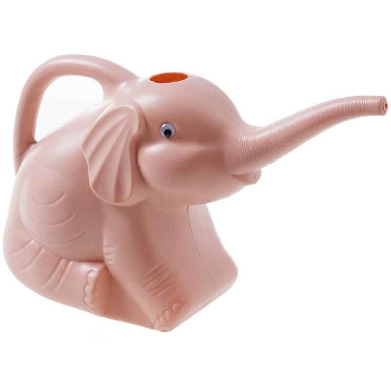 foto del prodotto linjou irrigatore per fiori elephant, annaffiatoio per interni ed esterni, casa, giardino, bonsai 2l rosa