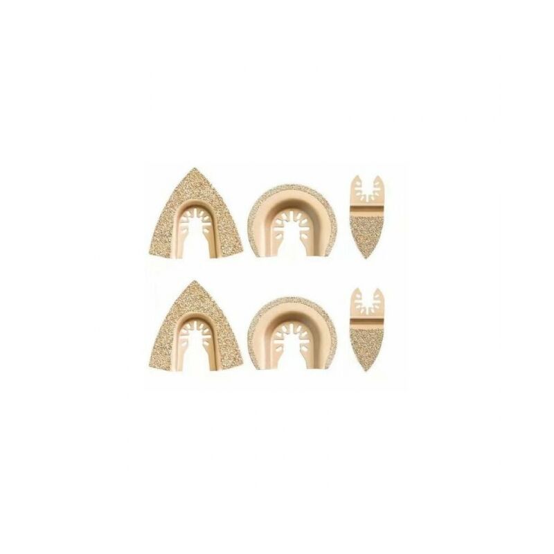 foto del prodotto linjou kit lame per sega 6 pezzi, lame per utensili oscillanti betterlife, kit di accessori per lame per sega multiutensile oscillanti, lame per