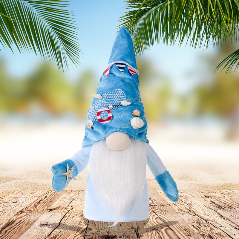 foto del prodotto linjou marina. festival de l oc an gnome heureusement oc an poup e gnome nautique d cor l ornement wedding decoration