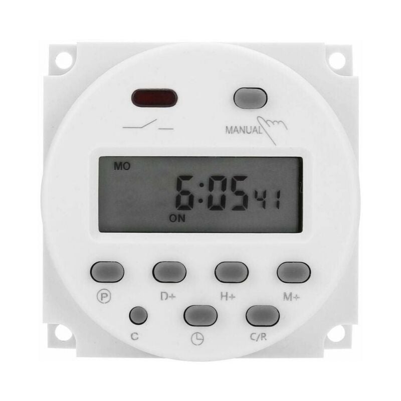 foto del prodotto linjou mini lcd digitale 12v alimentazione lcd programmatore settimanale interruttore rel timer digitale controllo timer alimentazione con
