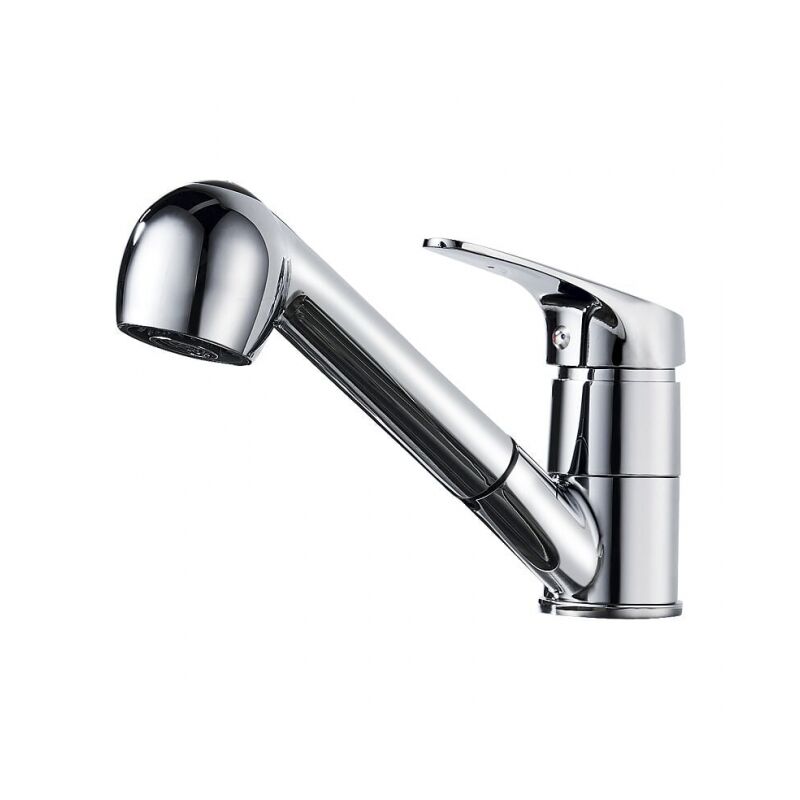 foto del prodotto linjou miscelatore cucina estraibile, rubinetto cucina con 2 modalit di getto estraibile, miscelatore cucina girevole a 360 