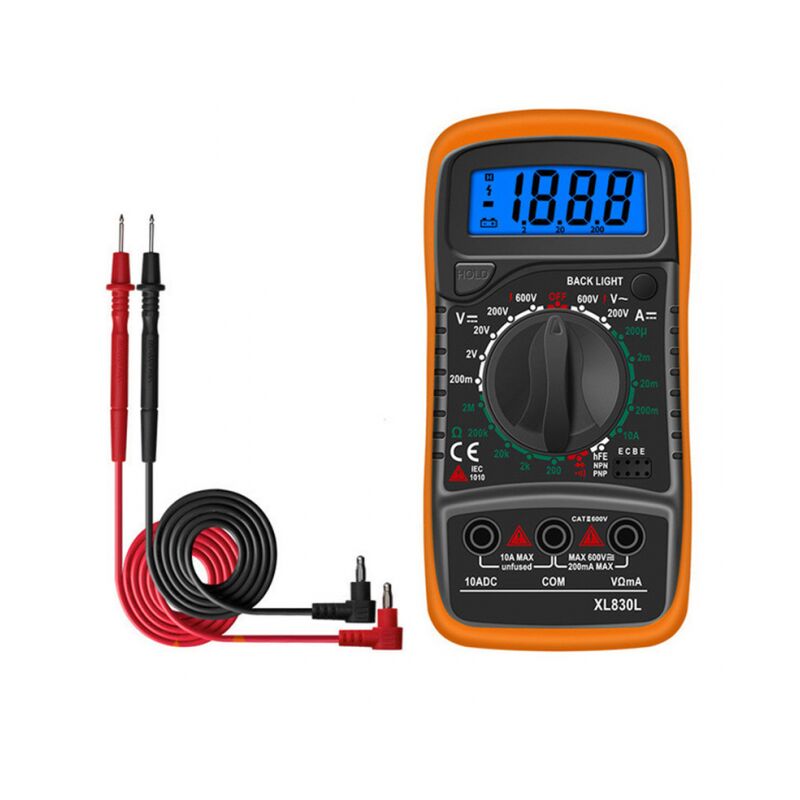 foto del prodotto linjou multimetro digitale tester batteria resistenza tensione corrente strumentazione di tensione