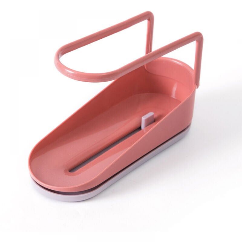 foto del prodotto linjou organizer per lavello da cucina organizer per sapone da cucina rosso 