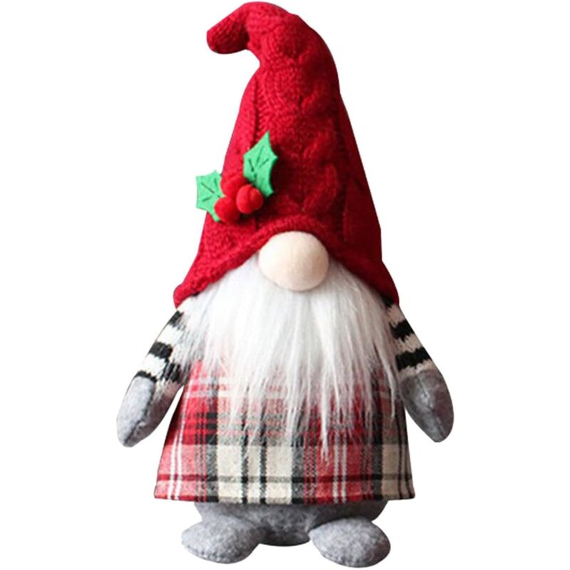 foto del prodotto linjou poup e tress e sans visage, vieil homme, maison, peluche, ornement de bureau ,no l mignon poup e sans capuche for t vieil homme maison en