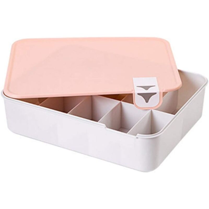foto del prodotto linjou rosa conservazione per scarpe di plastica, biancheria intima, calzini, copertura per rack impilabile, copertura per scatola di