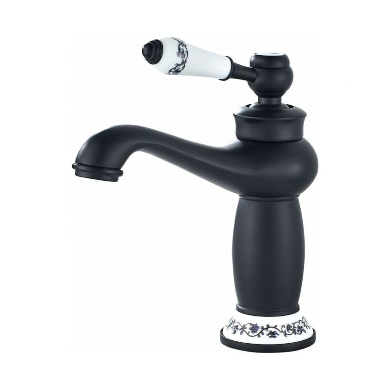 foto del prodotto linjou rubinetto da bagno miscelatore monocomando per lavabo rubinetto monocomando per lavabo da bagno miscelatore lavabo retr 