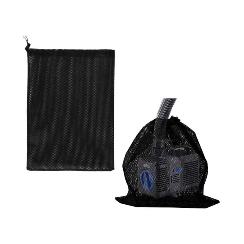foto del prodotto linjou sacchetto filtro a rete con filtro a sacco per barriera per pompa per acquario giardino stagno