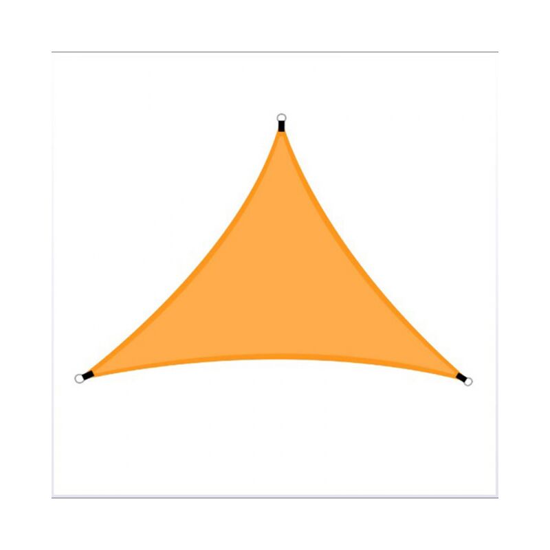 foto del prodotto linjou telo ombreggiante, vela triangolare, tenda in tessuto impermeabile, protezione raggi uv, resistente e traspirante, per giardino terrazza
