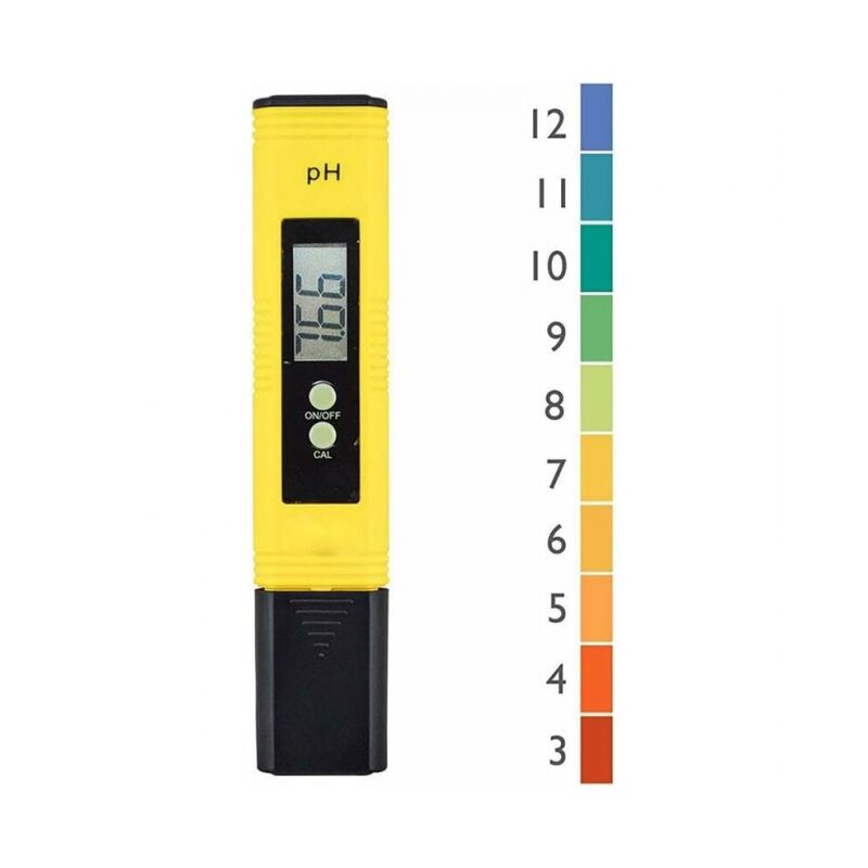 foto del prodotto linjou tester ph professionale, funzione di calibrazione automatica e campo di misurazione per acquario portatile, coltura idroponica, campo di