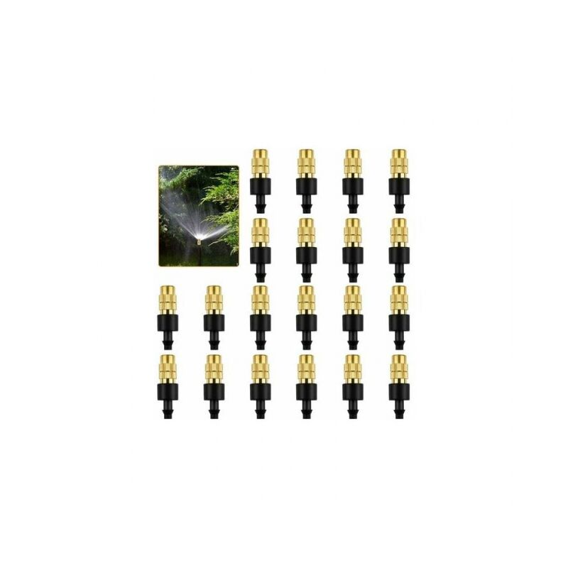 foto del prodotto linjou ugello spruzzatore in ottone ugello spruzzatore per irrigazione in ottone regolabile ugello irrigatore testa irrigatori atomizzatori per