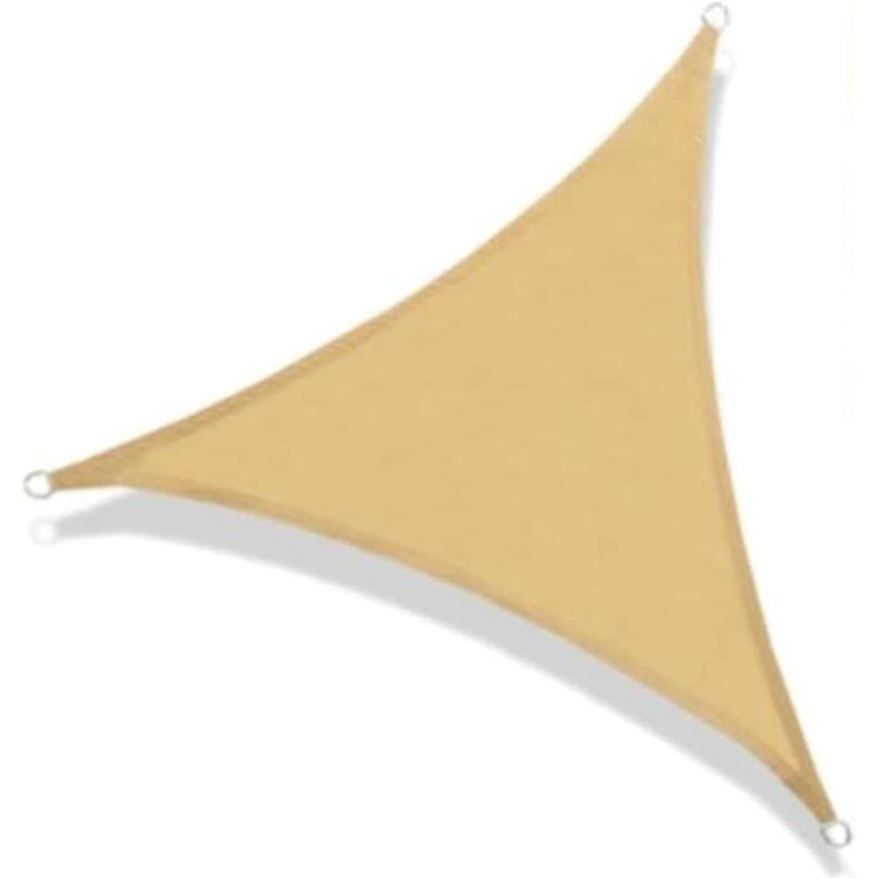 foto del prodotto linjou vela ombreggiante triangolare 4x4x4 metri, resistente ai raggi uv e traspirante, adatta per terrazze ombreggianti, adatta per attivit in