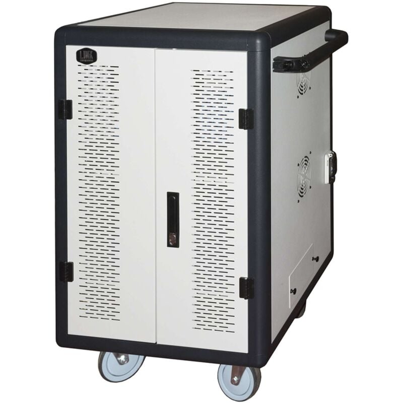 foto del prodotto link armadio 30 tablet con ruote grigio