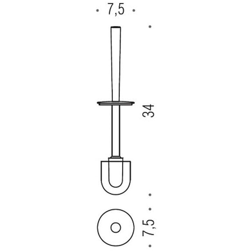 foto del prodotto link asta completa cromato codice prod b2458 - colombo design