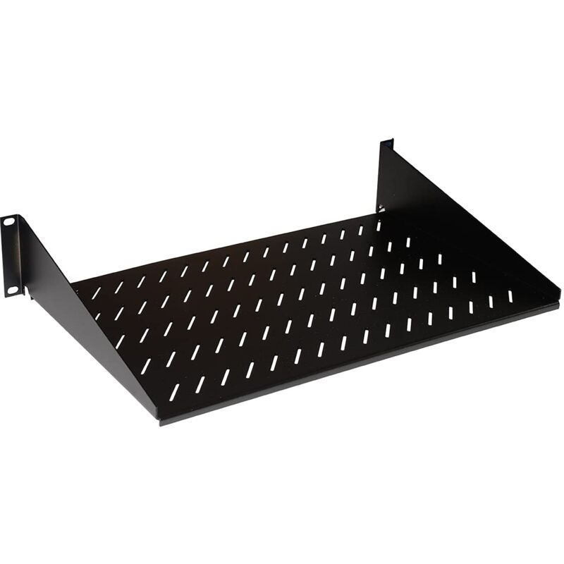 foto del prodotto link lkrip250n2u ripiano universale per armadio rack, 1unit , acciaio verniciato a polvere elettrostatica nero ral9005 capacit carico 25 kg