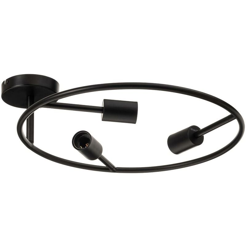 foto del prodotto linnard' in nero da metallo - lucande