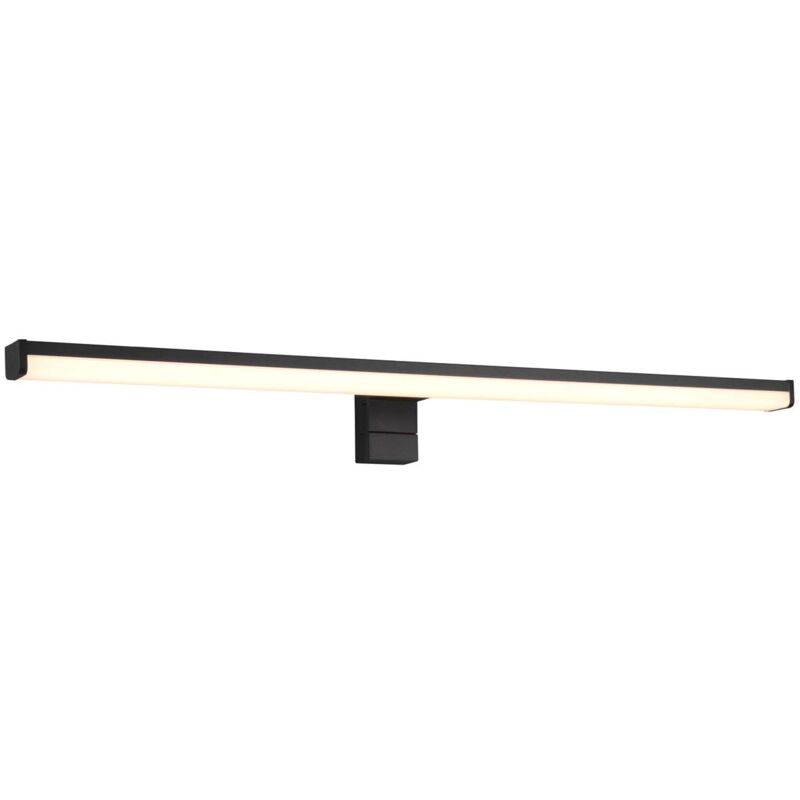 foto del prodotto lino h2o applique nero anche con possibilita di avvitare su specchio ip44 l. 60cm