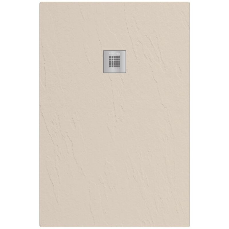 foto del prodotto linph piatto doccia in marmoresina rettangolare 70x90 cm sabbia finitura pietra estasi londra
