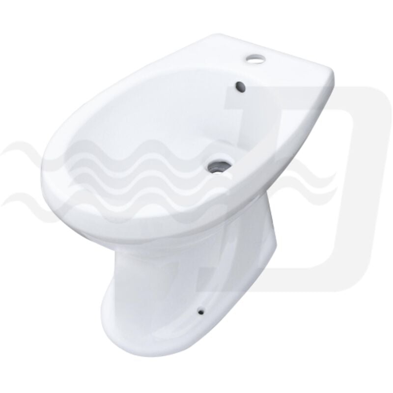 foto del prodotto linpha bidet felce erogazione rubinetto a pavimento porcellana