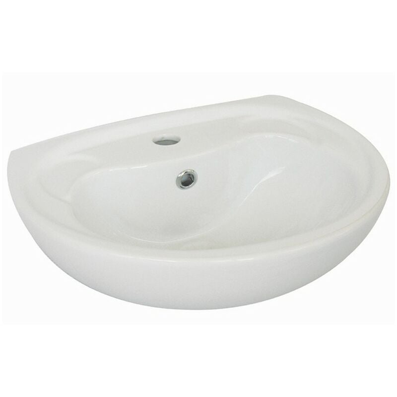 foto del prodotto linpha lavabo a parete 37x45 cm bianco lp81