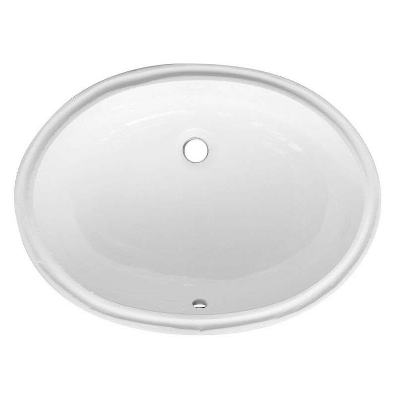 foto del prodotto linpha lavabo sottopiano bianco cm 57 x 42