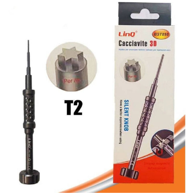 immagine 0 del prodotto linq cacciavite torx 3d t2 professionale riparazione smartphone cellulari bst898 t2 