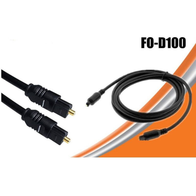 foto del prodotto linq cavo otg ottico coassiale segnale audio digitale da 10 metri per tv hifi fo d100 