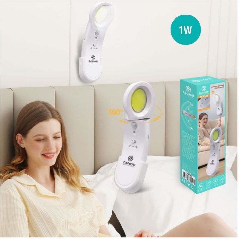 foto del prodotto linq - lampada luce con sensore movimento led per armadi portatile girevole 1w tx-8542 -